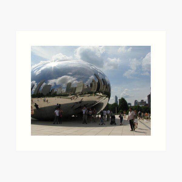 Cloud Gate Art Print