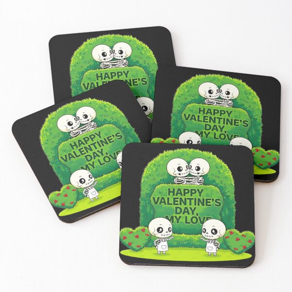 Item preview, Cute Skeleton Happy Valentine’s Day Artwork designed and sold by Neer arts.
