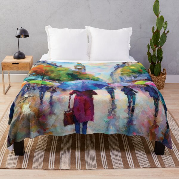 Item preview, Colorful Wallcovering Tapestry, duvet cover, throw blanket, shower curtain designed and sold by CharlottePlaceArt.
