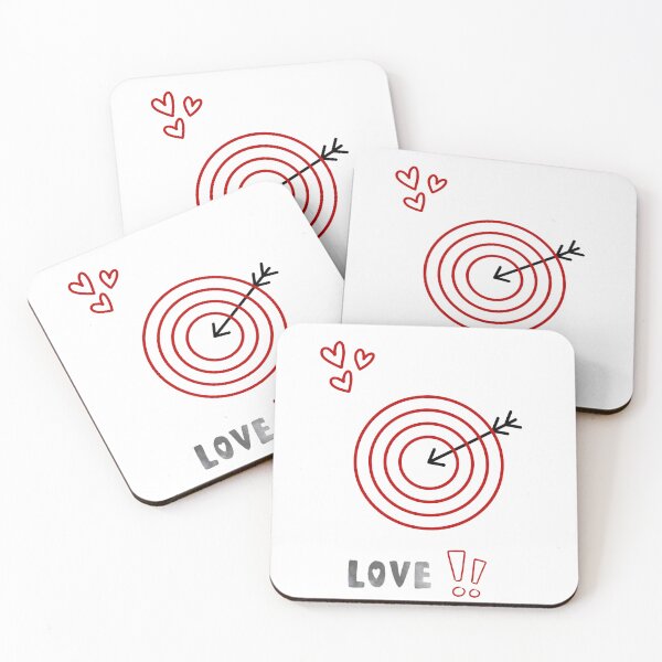 Item preview, Love Hits the Center designed and sold by Becoming-Life.