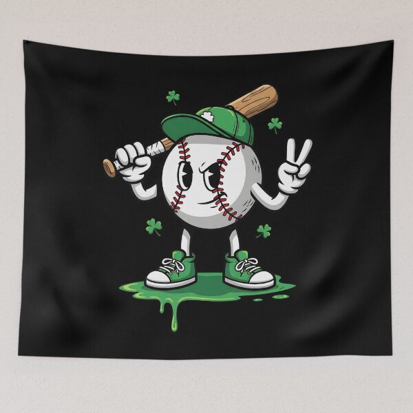 Item preview, St Patricks Day Baseball Ice Cream Boys Baseball Player designed and sold by OlakunleOloroz.