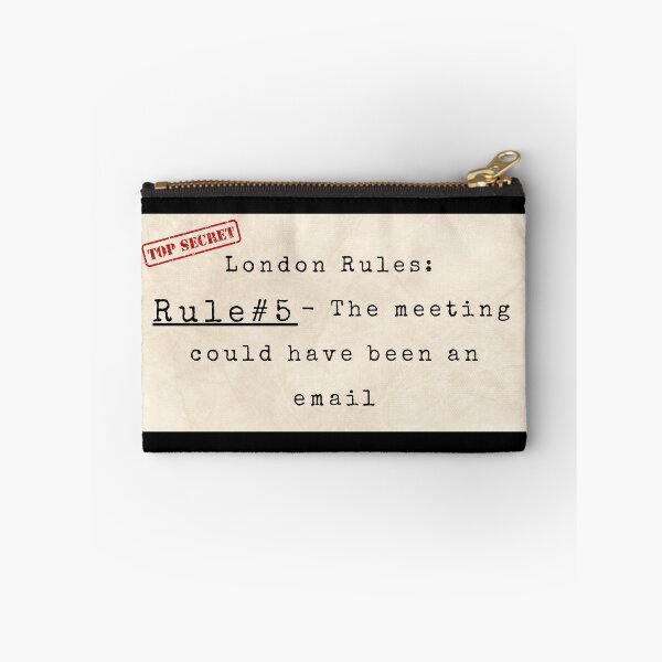 Item preview, Fan Art - Slow Horses London Rules Series - Rule #5 designed and sold by goldenbrown09.