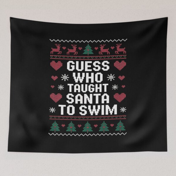 Item preview, Swim Coach Swim Teacher Christmas designed and sold by angolinnArt.