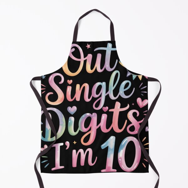 Item preview, Funny Out Single Digits I_m 10 Cute 10th Birthday designed and sold by tiemacopaxer.