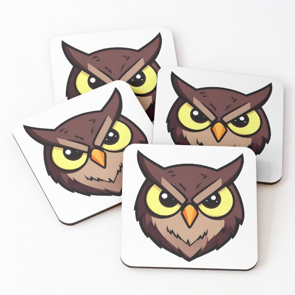 Item preview, Fierce Owl Mascot – Angry Night Owl Vector Illustration designed and sold by Kavya Art.