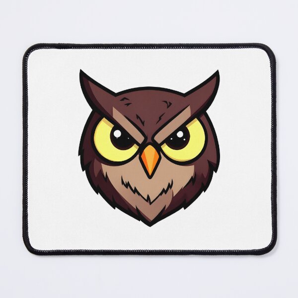 Item preview, Fierce Owl Mascot – Angry Night Owl Vector Illustration designed and sold by Kavya Art.