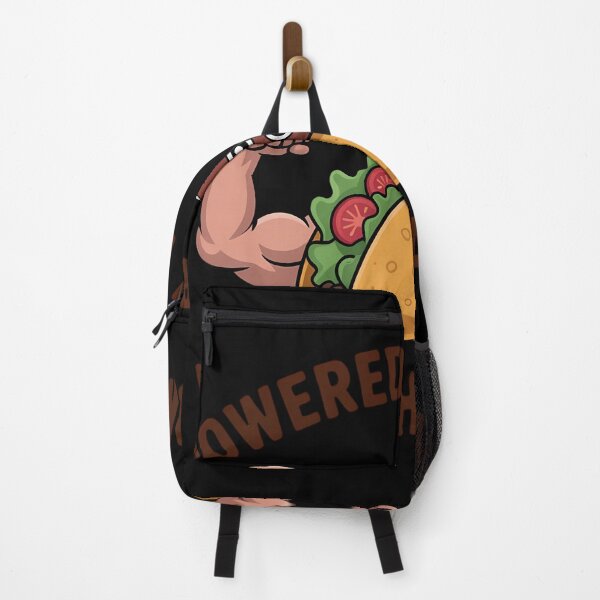 Item preview, Funny Powered by Tacos Y Lucha Libre Muscular Taco Wrestling designed and sold by tiemacopaxer.