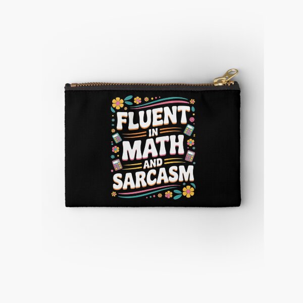 Item preview, Fluent in Math and Sarcasm School Nerd 3 designed and sold by joyouartArt.