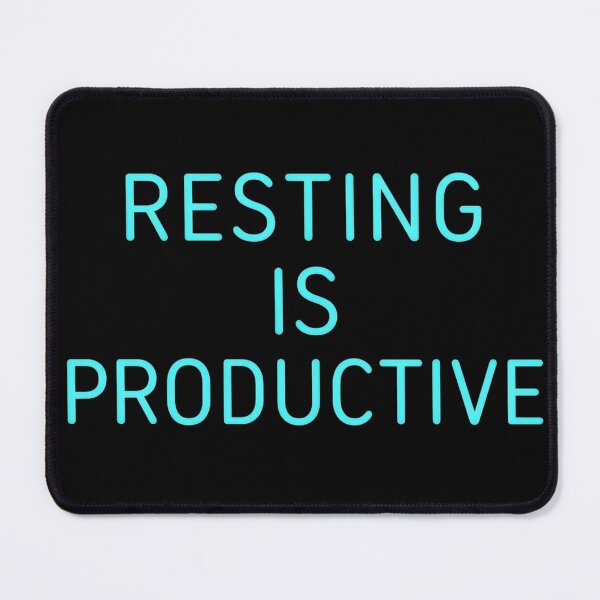 Item preview, Resting Is Productive | Minimalist Lazy Humor Tee designed and sold by Timeless Junction.