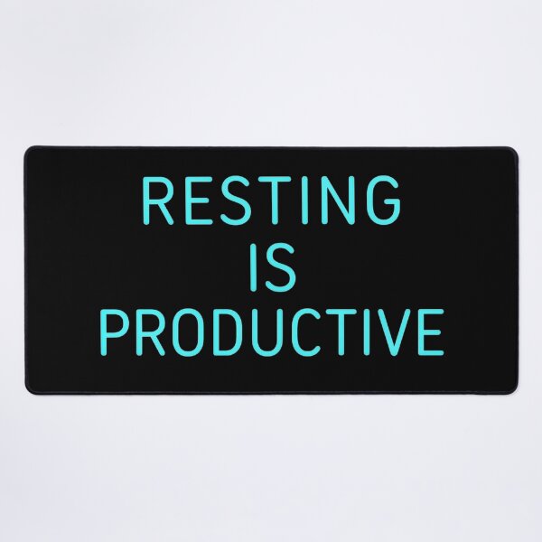 Item preview, Resting Is Productive | Minimalist Lazy Humor Tee designed and sold by Timeless Junction.