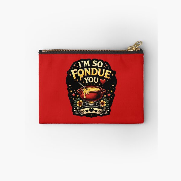 Item preview, I'm so Fondue You Cute Love Quote for Couples designed and sold by DemureArtsy.