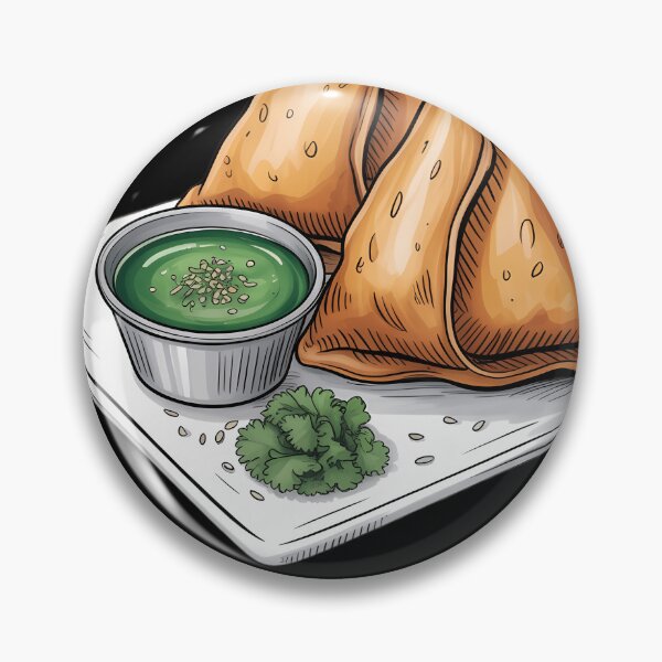 Item preview, Funny Samosa Lover Indian Snack Foodie Samosas designed and sold by tiemacopaxer.