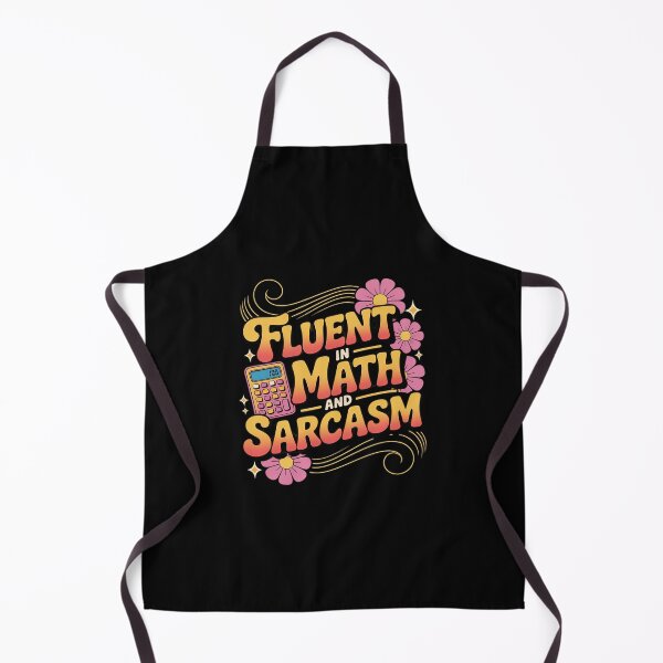 Item preview, Fluent in Math and Sarcasm School Nerd designed and sold by joyouartArt.
