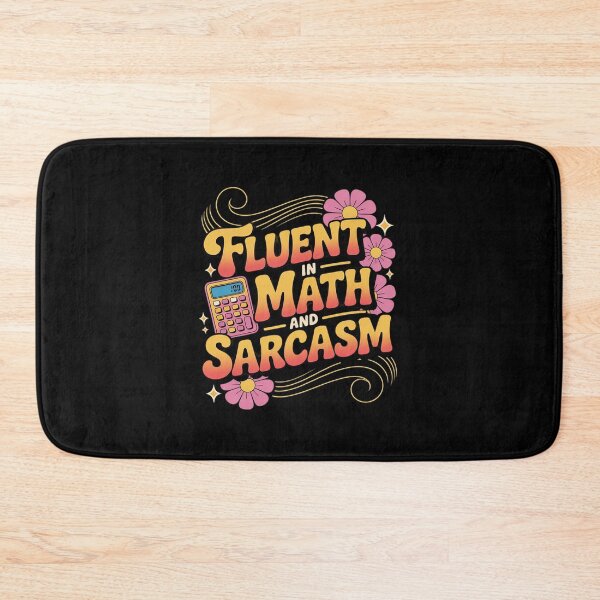 Item preview, Fluent in Math and Sarcasm School Nerd  designed and sold by joyouartArt.