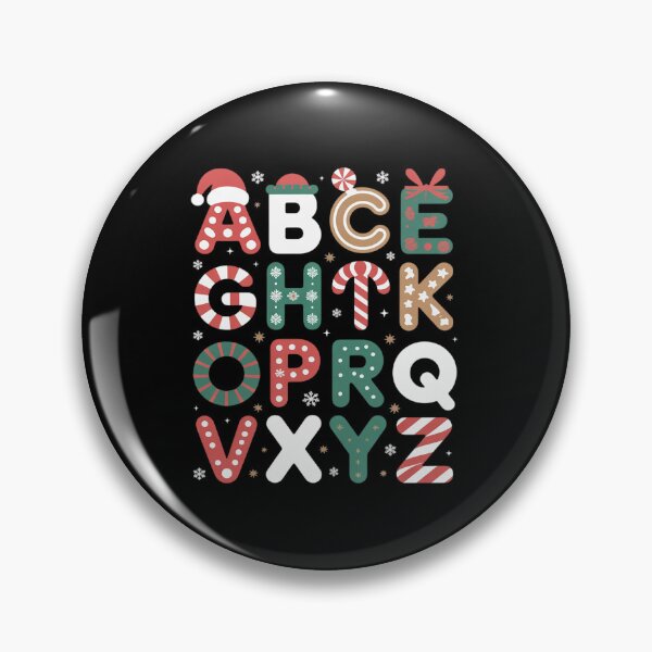 Item preview, Teacher Christmas Alphabet Back To School Holiday Learning designed and sold by angolinnArt.