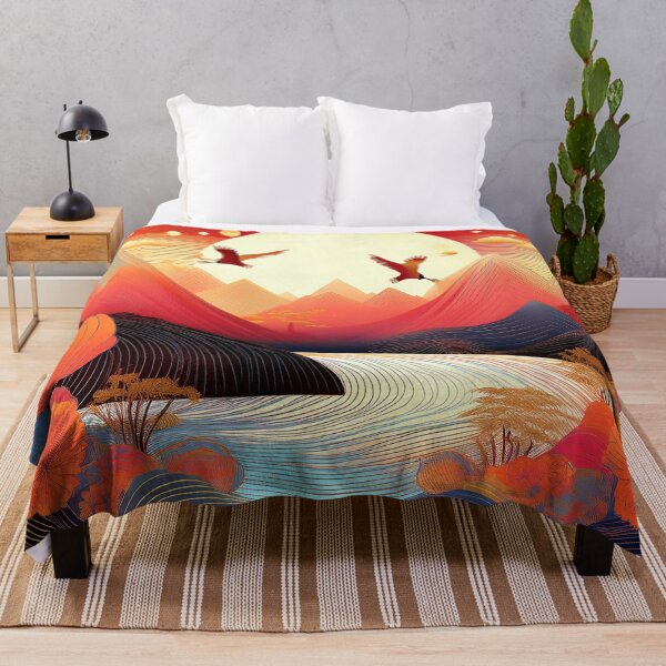 Item preview, Colorful Wallcovering Tapestry, duvet cover, throw blanket, shower curtain designed and sold by CharlottePlaceArt.