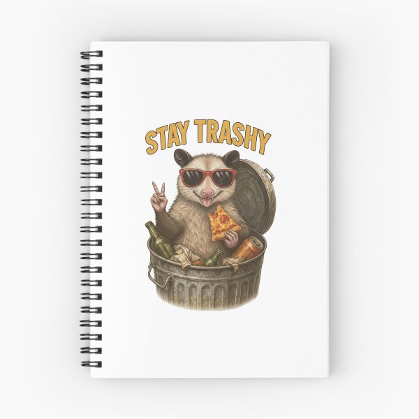 Item preview, Stay Trashy Opossum — Funny Pizza Party Trash Panda | Retro Sunglasses Illustration designed and sold by Colorful-Garden.