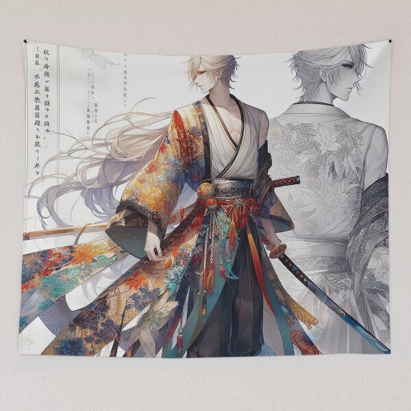 Item preview, Samurai Soul in Silk Robe  designed and sold by Vanich-Panich.