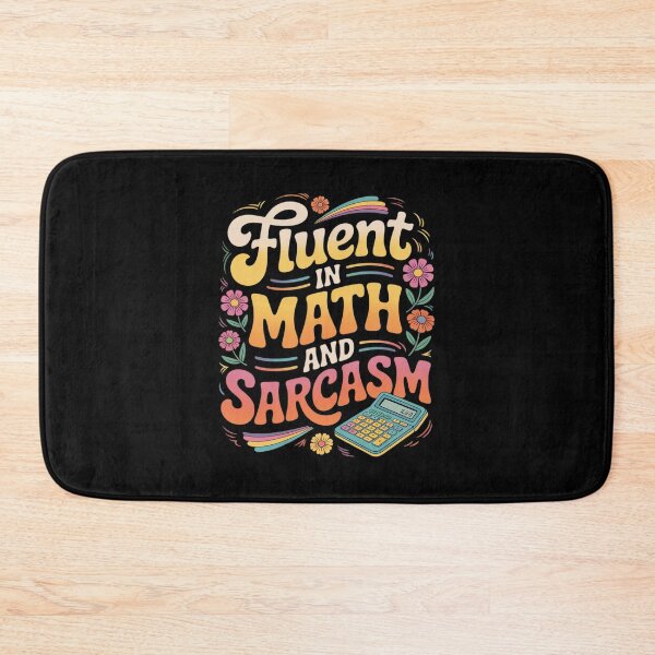 Item preview, Fluent in Math and Sarcasm School Nerd  designed and sold by joyouartArt.