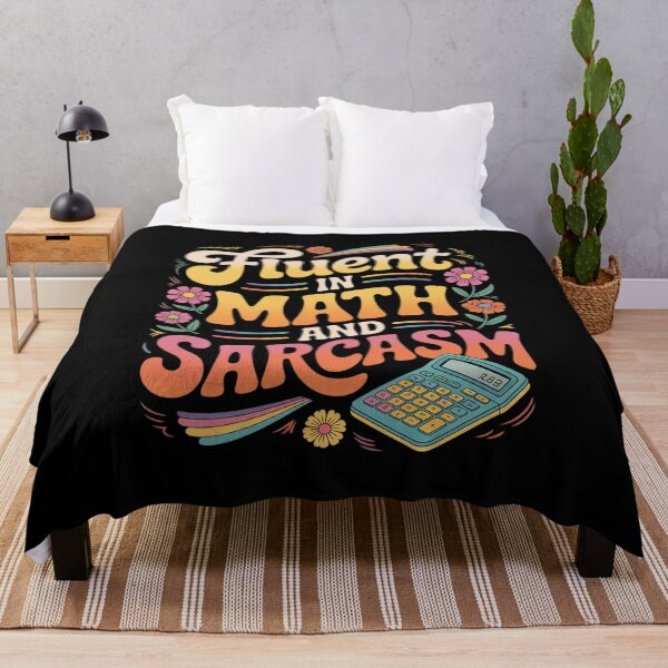 Item preview, Fluent in Math and Sarcasm School Nerd  designed and sold by joyouartArt.