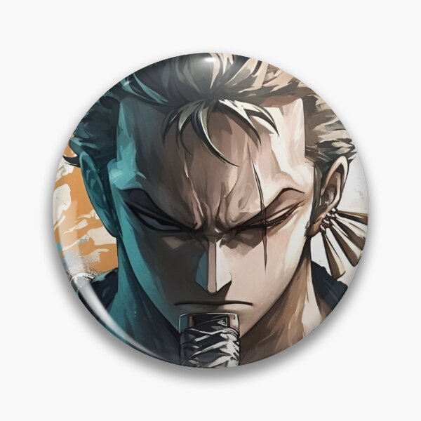 Item preview, Zoro - Stoic Anime Swordsman – Ink Splash Samurai Warrior Art designed and sold by Dyan4.