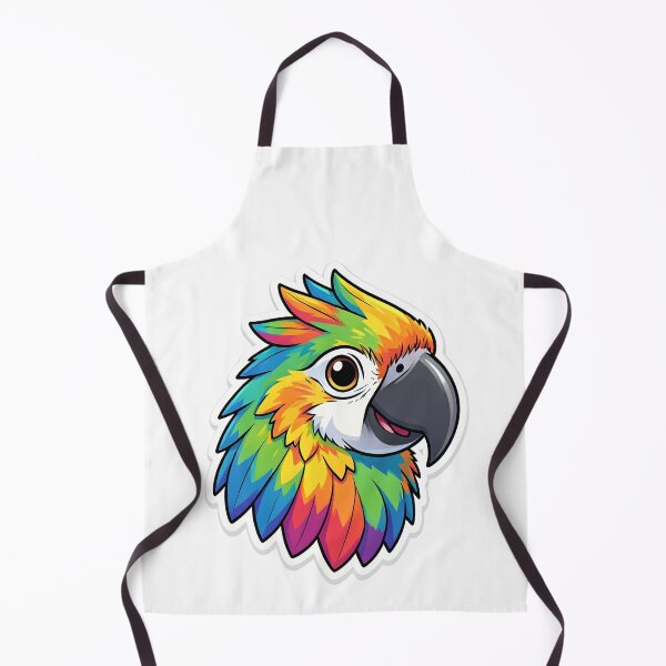 Item preview, Vibrant Rainbow Parrot – Colorful Tropical Bird Illustration designed and sold by Kavya Art.