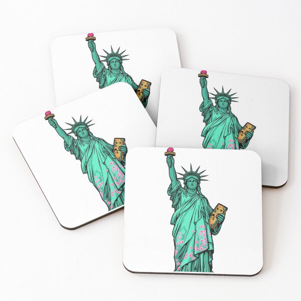 Item preview, Japanese Statue of Liberty - Oriental Fusion Kimono Art designed and sold by ahabboud.