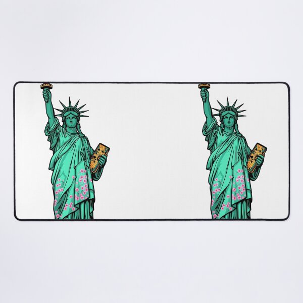 Item preview, Japanese Statue of Liberty - Oriental Fusion Kimono Art designed and sold by ahabboud.