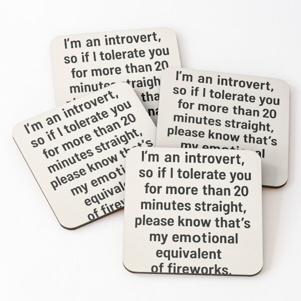 Item preview, Introverted but affectionate (in small doses) designed and sold by Lyvion design.
