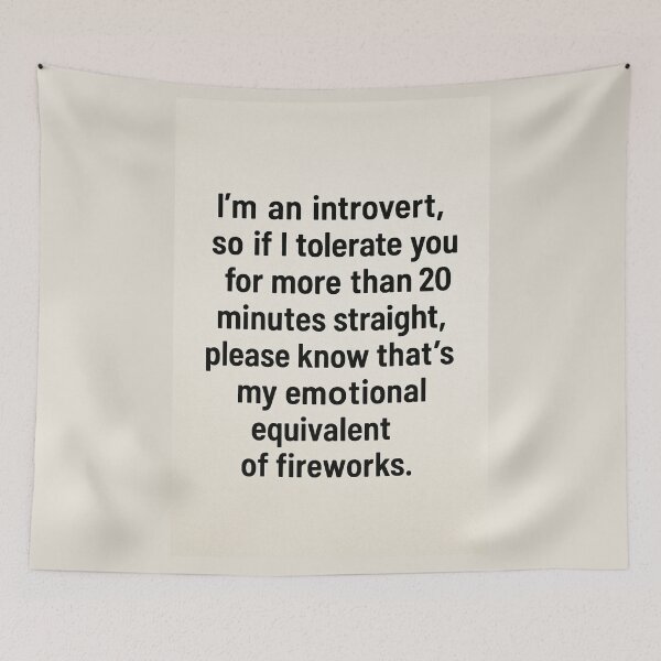 Item preview, Introverted but affectionate (in small doses) designed and sold by Lyvion design.