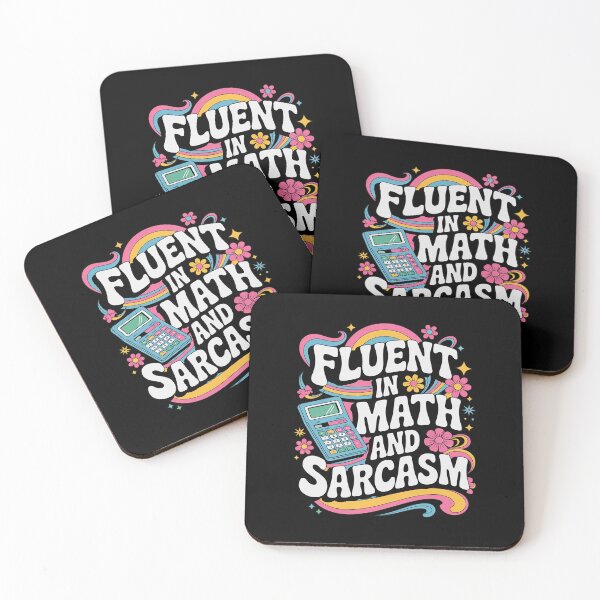 Item preview, Fluent in Math and Sarcasm School Nerd  designed and sold by joyouartArt.