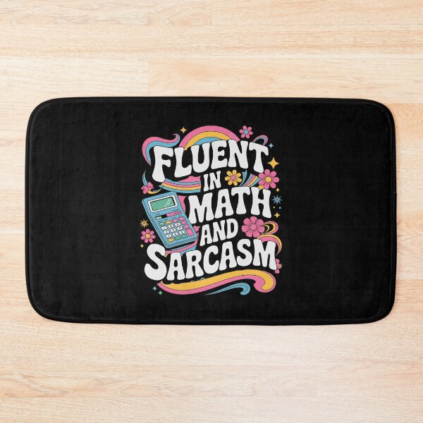 Item preview, Fluent in Math and Sarcasm School Nerd  designed and sold by joyouartArt.