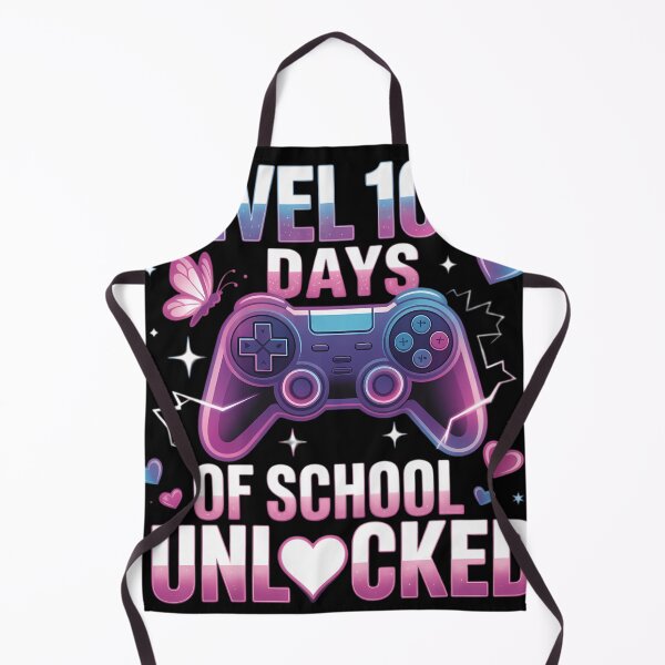 Item preview, Girls Gamer Pink Level 100 Days of School Unlocked 100th Day designed and sold by tiemacopaxer.