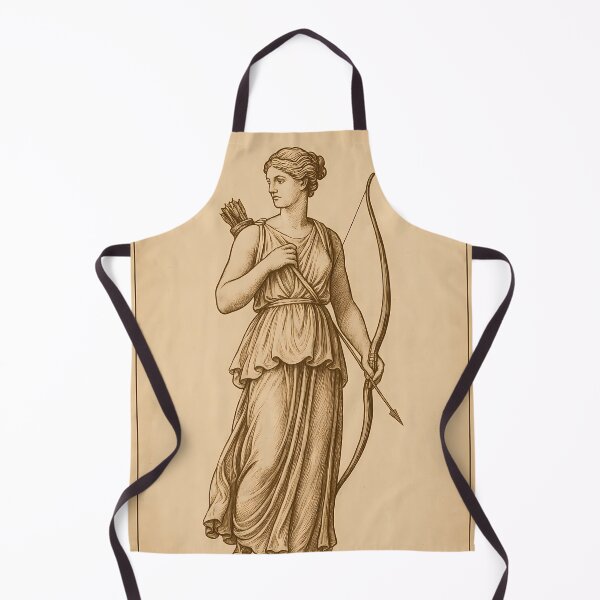 Item preview, Artemis Greek Goddess Vintage Illustration designed and sold by NarjaShop.