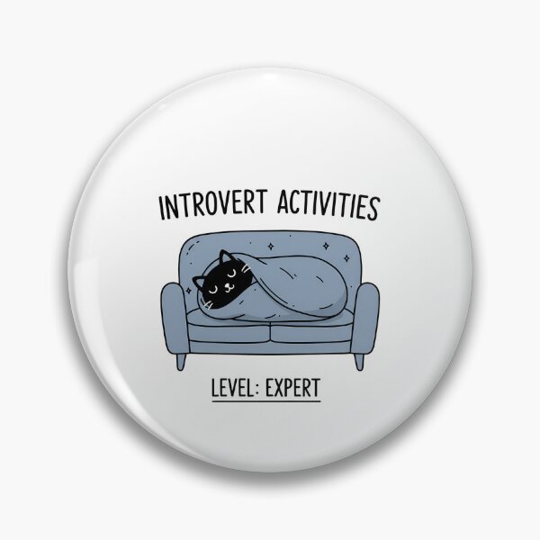 Item preview, Introvert Activities – Expert Level Cozy Cat Design designed and sold by Ajdaprint.