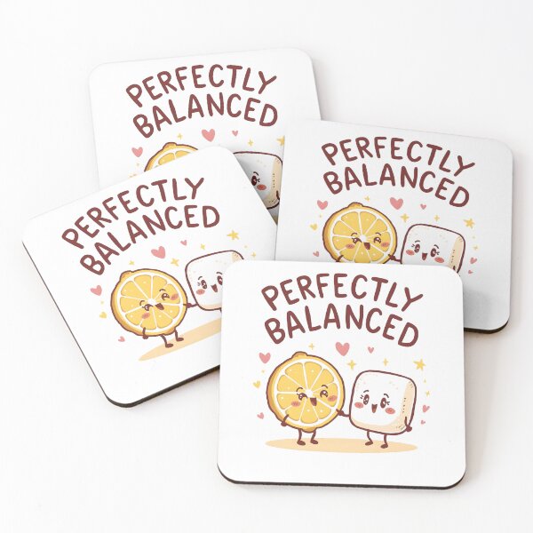 Item preview, Perfectly Balanced Lemon and Sugar Cute Kawaii Food Pun Sticker designed and sold by FestivityFinds.