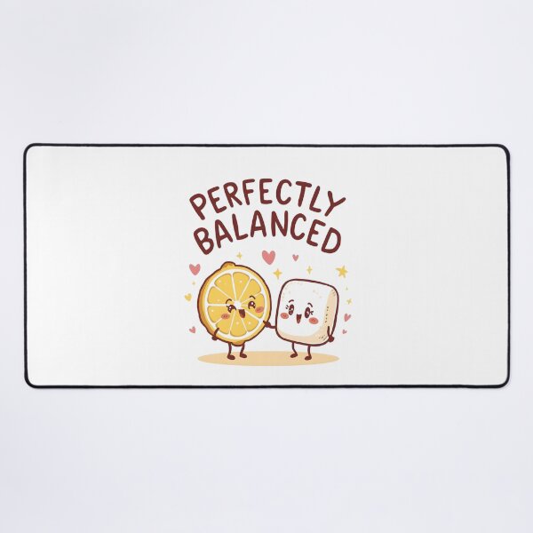 Item preview, Perfectly Balanced Lemon and Sugar Cute Kawaii Food Pun Sticker designed and sold by FestivityFinds.