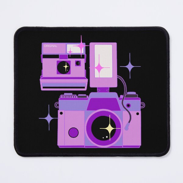 Item preview, Purple Vintage Style Photography Instamatic Camera and Film Camera designed and sold by kitschandkawaii.