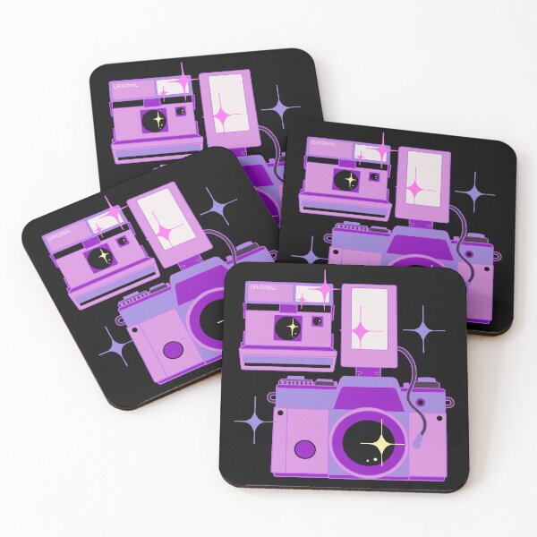 Item preview, Purple Vintage Style Photography Instamatic Camera and Film Camera designed and sold by kitschandkawaii.