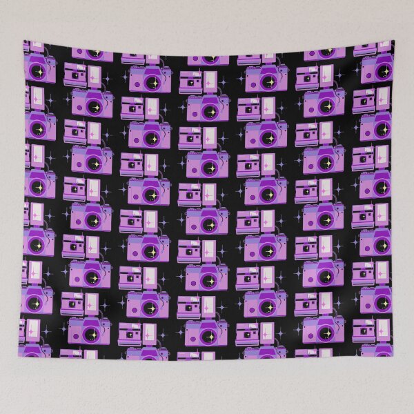 Item preview, Purple Vintage Style Photography Instamatic Camera and Film Camera designed and sold by kitschandkawaii.