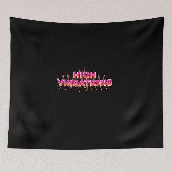 Item preview, High Vibrations - Cosmic Energy & Neon Waves designed and sold by ImpactVibe.