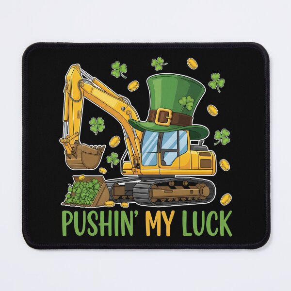 Item preview, St Patricks Day Bulldozer Saint Paddys Construction designed and sold by OlakunleOloroz.
