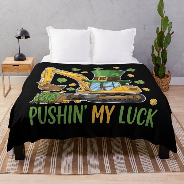 Item preview, St Patricks Day Bulldozer Saint Paddys Construction designed and sold by OlakunleOloroz.