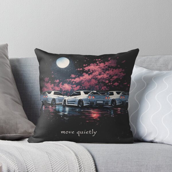Item preview, Move Quietly Night Drift T-Shirt | JDM Car Moon Aesthetic Tee designed and sold by KDesignCrafts.