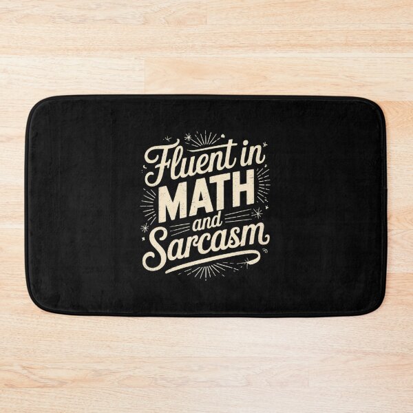Item preview, Fluent in Math and Sarcasm Teacher Appreciation Math Raglan designed and sold by joyouartArt.