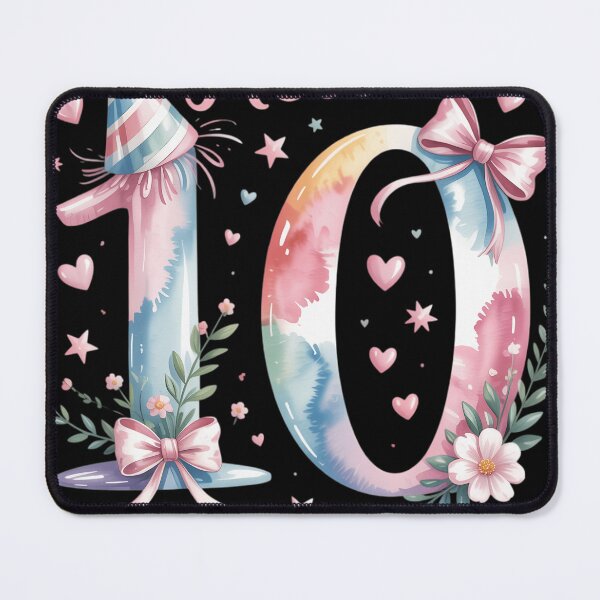Item preview, Hello Ten 2016 Cute 10th Birthday Tie Dye 10 Year designed and sold by tiekanamac.