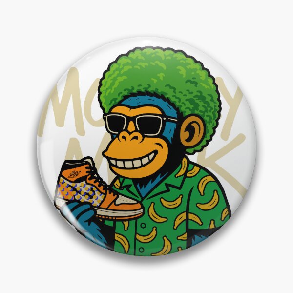 Item preview, MONKEY MARK – Sneaker Ape Mosaic Style AFLO designed and sold by DixTartare.
