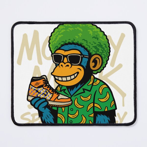 Item preview, MONKEY MARK – Sneaker Ape Mosaic Style AFLO designed and sold by DixTartare.