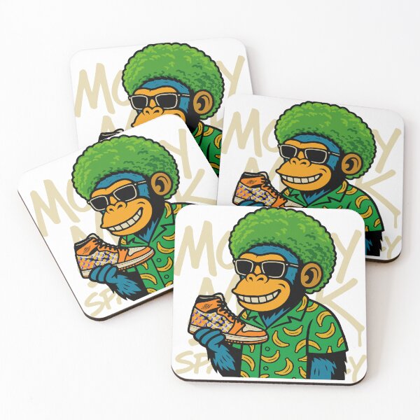 Item preview, MONKEY MARK – Sneaker Ape Mosaic Style AFLO designed and sold by DixTartare.