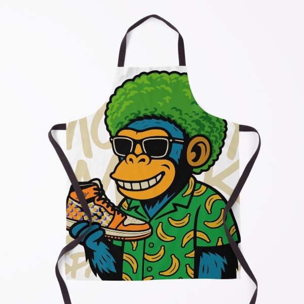 Item preview, MONKEY MARK – Sneaker Ape Mosaic Style AFLO designed and sold by DixTartare.